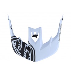 Recambio Troy Lee Designs Visera Stage Blanco/Negro