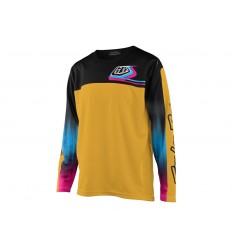 Troy Lee Designs Sprint Camiseta Niño Dorado/Negro