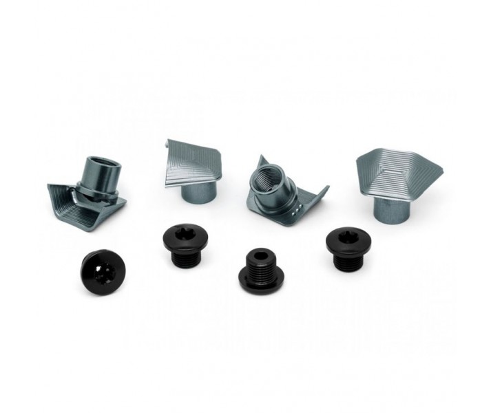 Kit Tornillos Plato Absolute Black Bielas Ultegra 6800 Gris