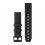 Correas de reloj QuickFit 22 Silicona Negro