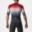 Maillot Castelli Aero Race 6.0 Azul Salvaje/Rojo Pro