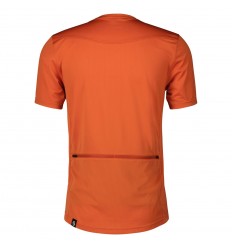 Maillot Scott Ms Gravel 20 Ss Naranja / Gris Oscuro