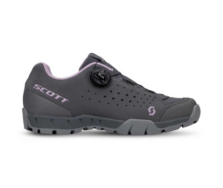 Zapatillas Scott Mujer Sport Trail Evo Boa Gris Oscuro / Rosa