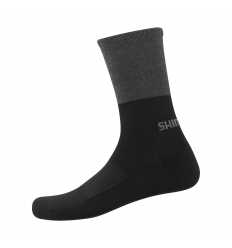 Calcetines Altos Shimano Lana Negro/Gris