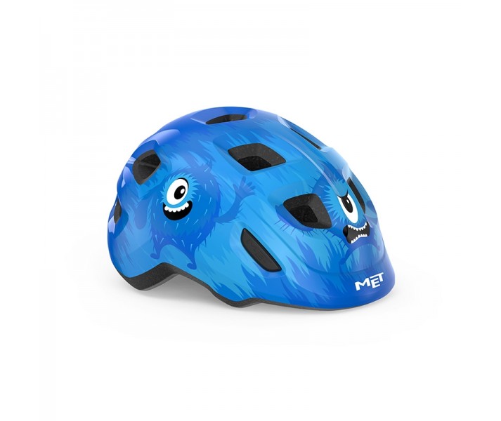 Casco Infantil Met Hooray Monster Brillo