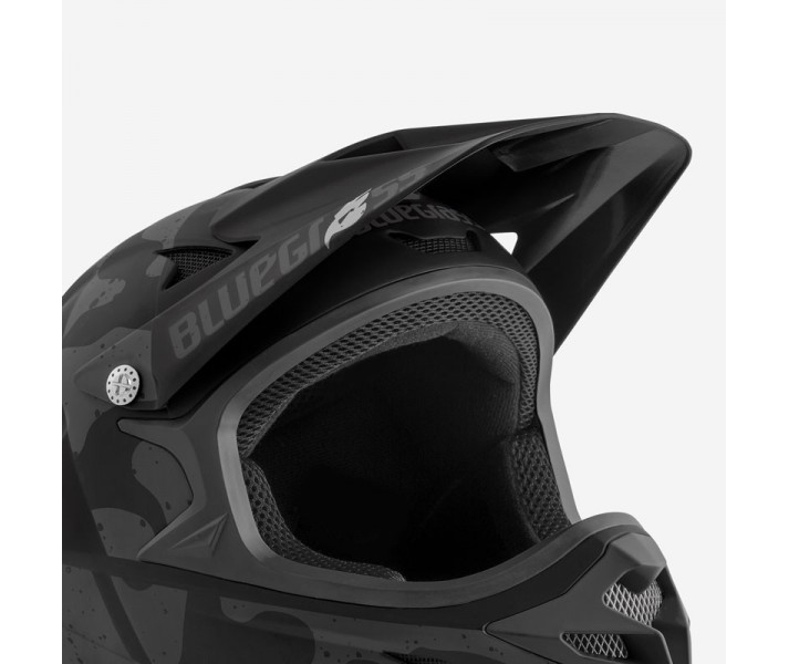 Visera Casco Bluegrass Intox Negro Camuflaje Mate