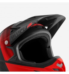 Visera Casco Bluegrass Intox Negro/Rojo Mate