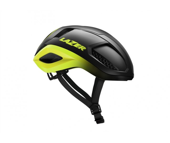 Casco Lazer Vento KC Negro Flash Amarillo