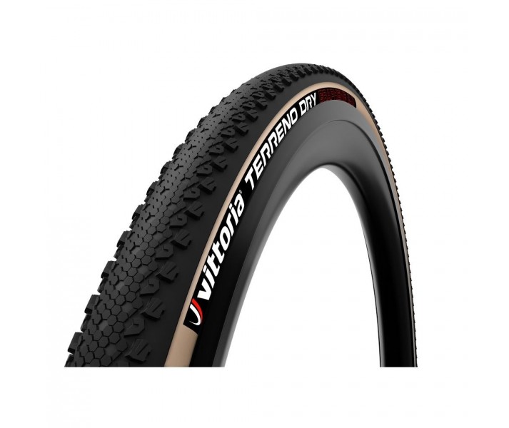 Cubierta Vittoria Terreno Dry Gravel 700x47c TLR Tan G2.0