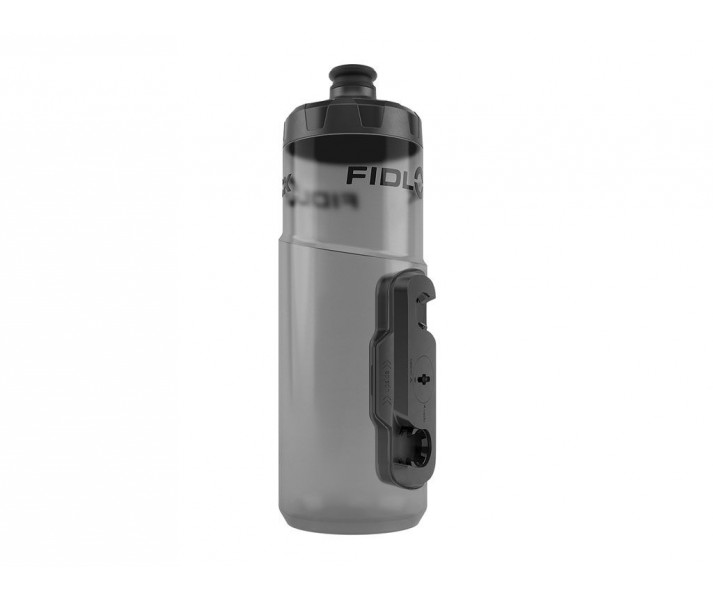 Bidón Fidlock TWIST 600 ml Transparente / Negro + Conector