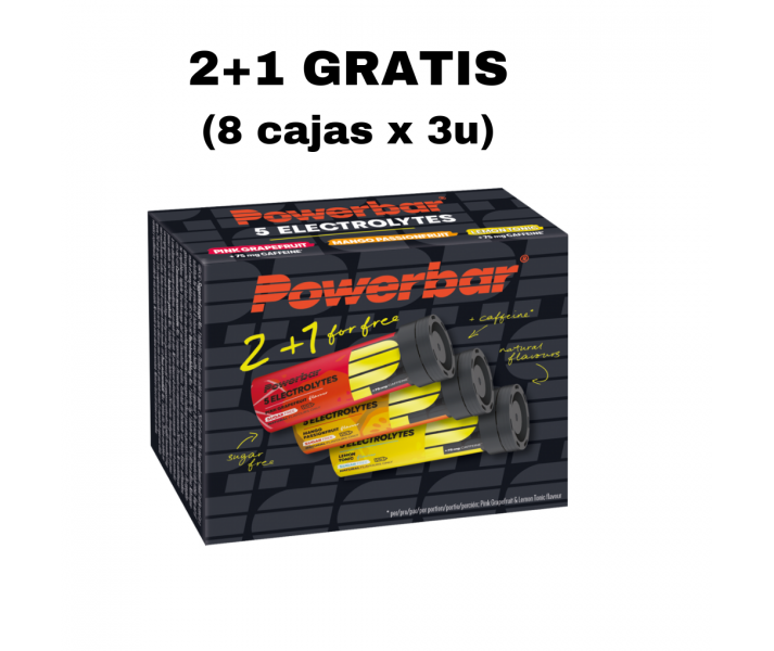 Multipack Tubo PowerBar 5 Electrolitos 8 Packs De (2+1 Gratis)