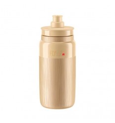 Bidon Elite Fly Beige Logo Marrón 550 Ml