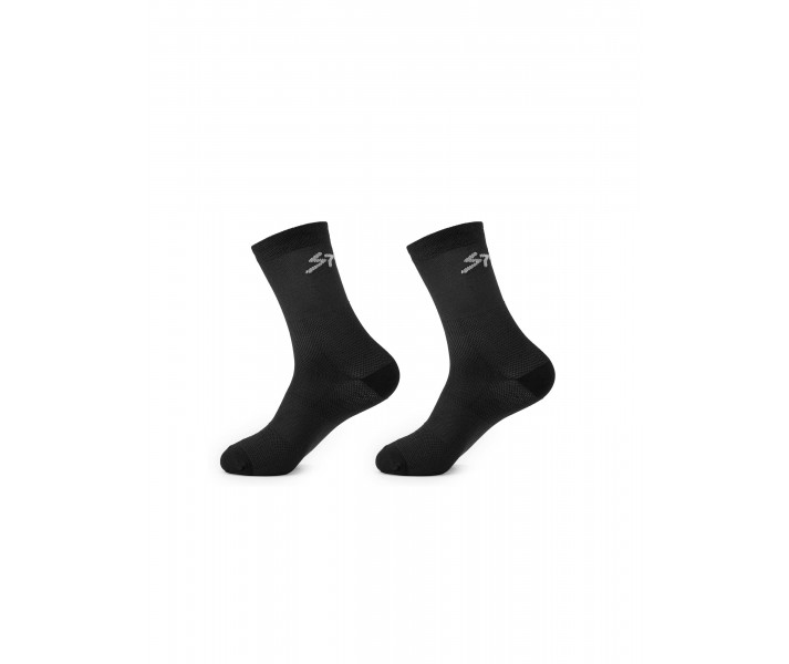 Calcetines Spiuk Pack 2 Uds. Anatomic Medio Largo Niño Negro