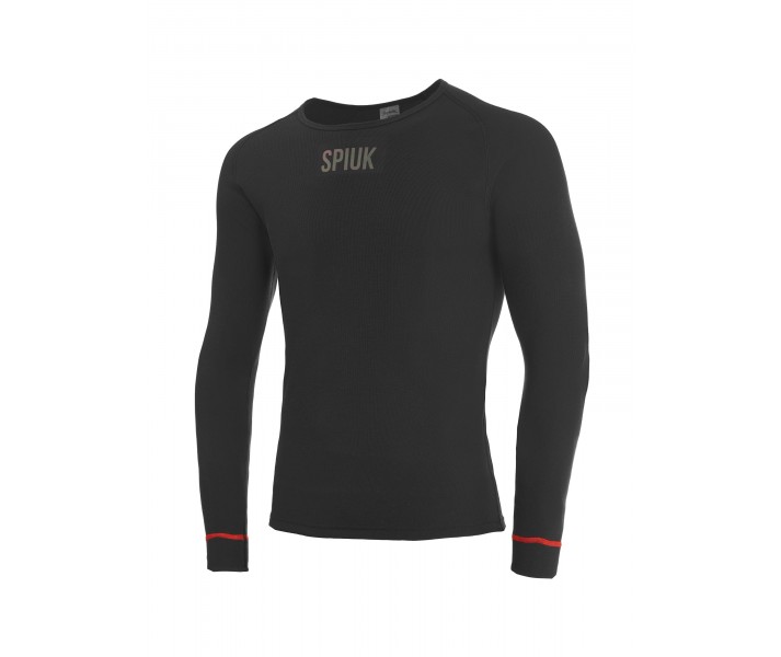 Camiseta Spiuk M/L Anatomic Negro