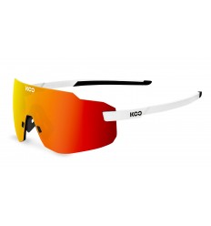 Gafas KOO Supernova Blanco-Rojo Lente Rojo