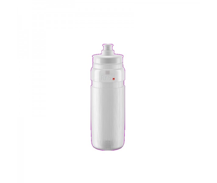 Bidon Elite Fly Tex Transparente Logo Gris 750 Ml