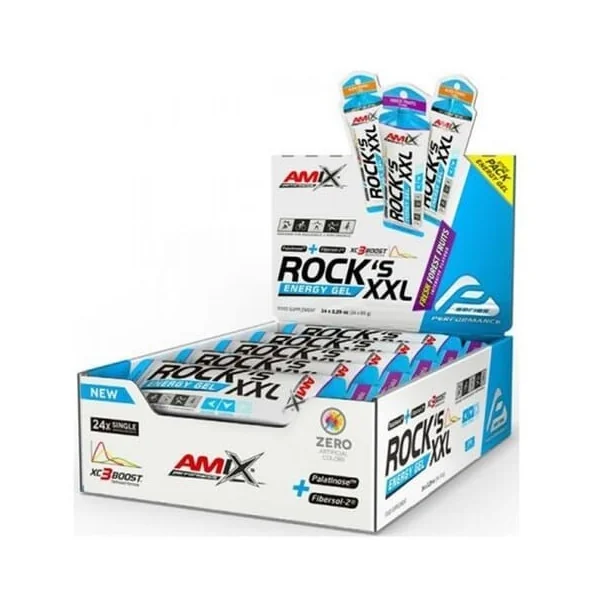 ROCK´S Gel XXL CAFEINA Naranja 24*65 g