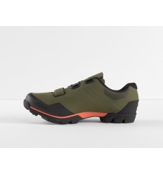 Zapatillas Bontrager Foray Gris Oliva/Naranja Radioactivo