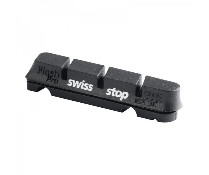 Kit 4 Swissstop Flash Black Aluminiumschuhe