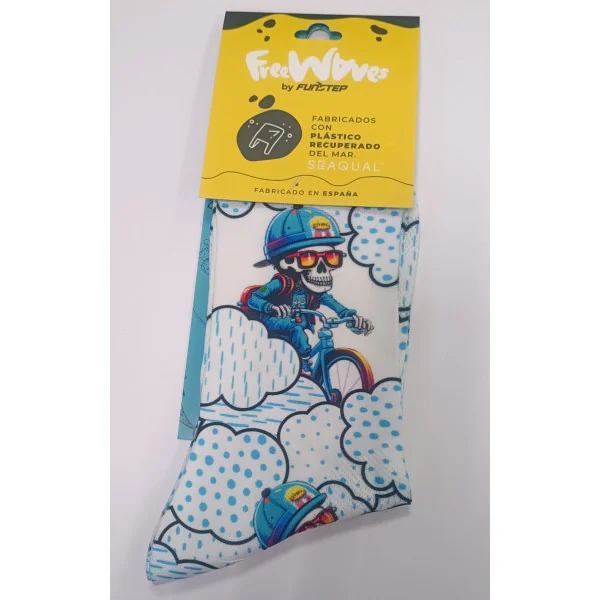 Calcetines Funstep Bicis Calaveras