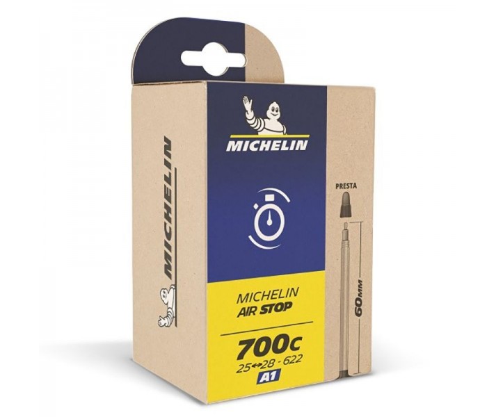 Camara Michelin A1 Airstop 700x18-25 Valvula Presta 48 mm