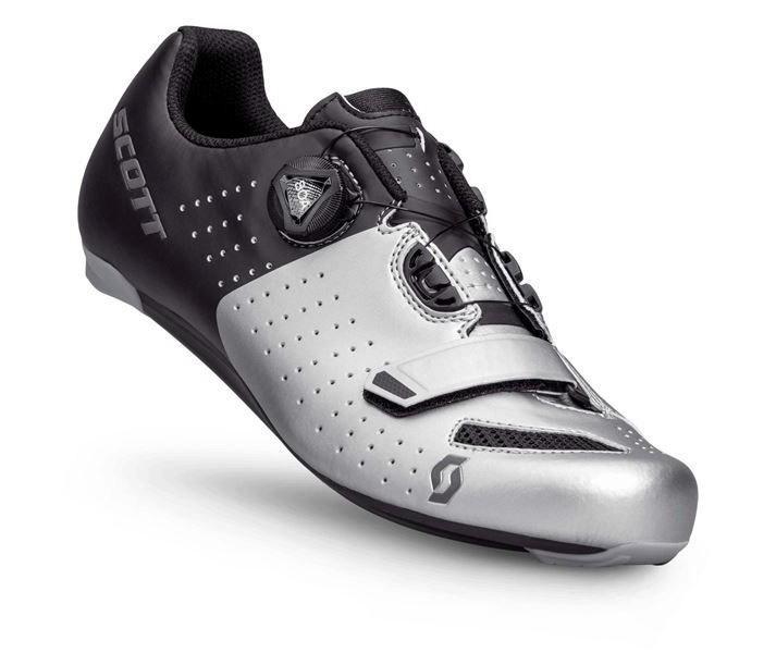 Zapatillas Scott Road Comp Boa Plata/Negro