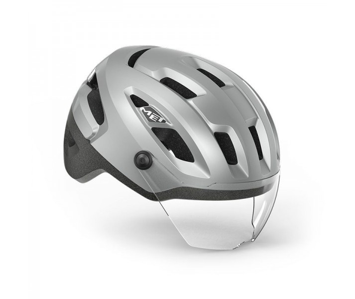 Met Intercity MIPS Matte Reflective Silver Helmet