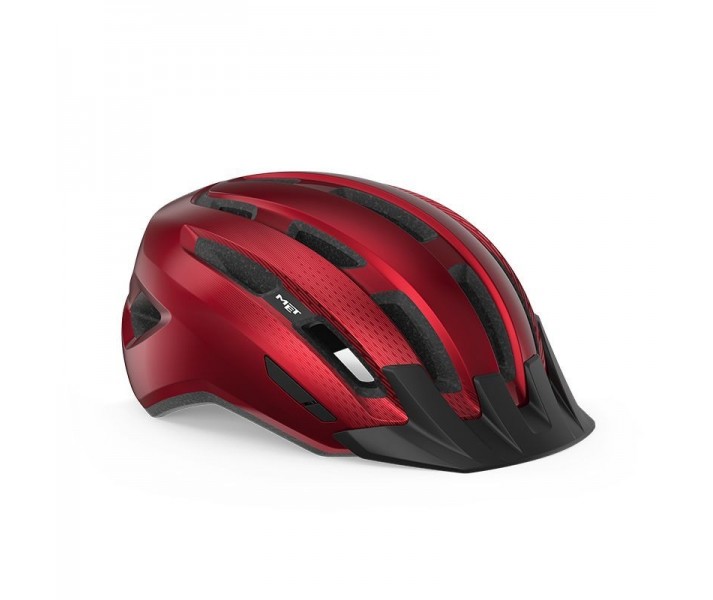 Met Downtown MIPS Gloss Red Helmet