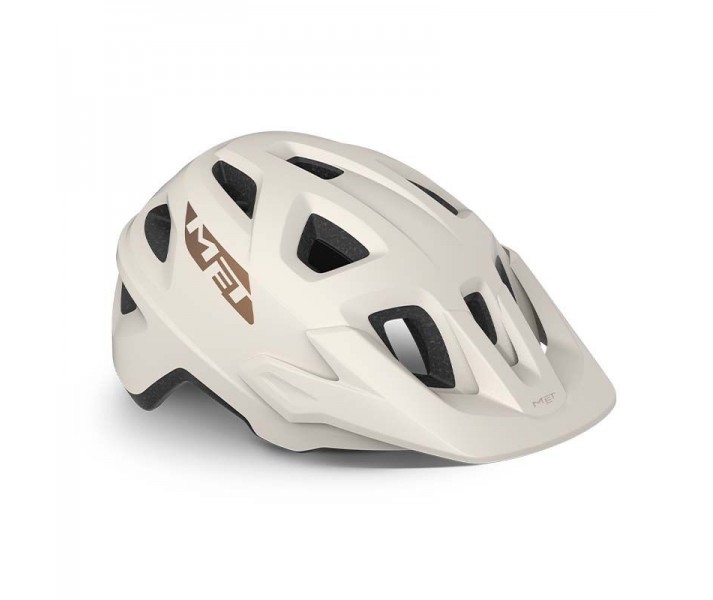 Met Echo Helmet White/Matte Bronze