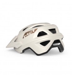 Met Echo Helmet White/Matte Bronze