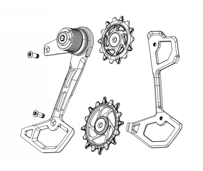 Kit Caja + Roldanas Sram XX Eagle AXS T-Type