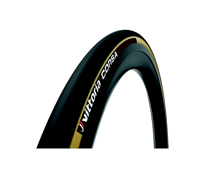 Cubierta Vittoria Corsa 700x32c Crema/Negro