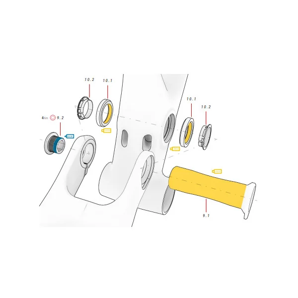 Eje Principal+Tornillo Lynx RA