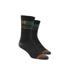 Crankbrothers Socken Schwarz/Rot/Grau