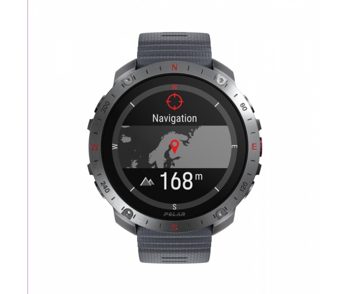 Reloj Polar Grit x2 PRO Stone Gray Gris S-L