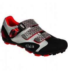 Zapatillas MTB Fizik Gris/Rojo M5 46 8058364000657