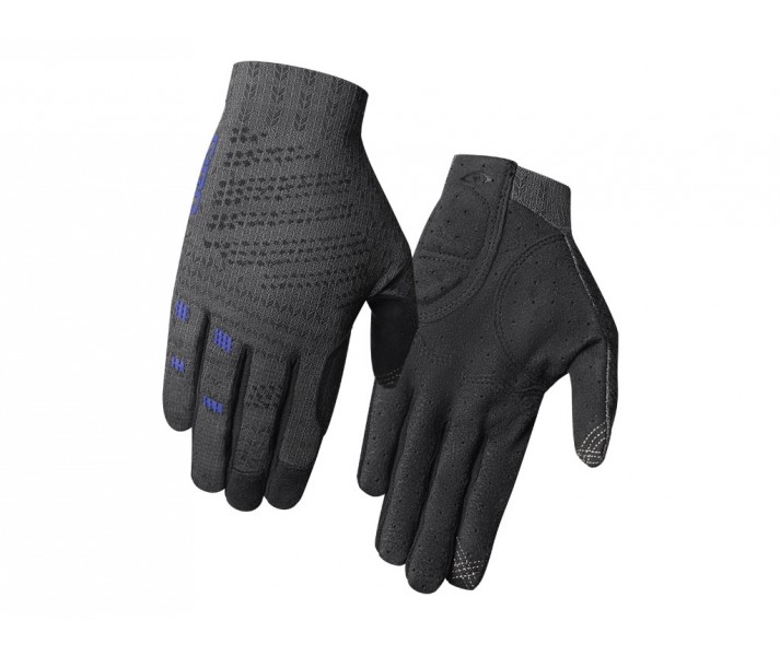 Guantes Giro Xnetic Trail Mujer Gris/Lila