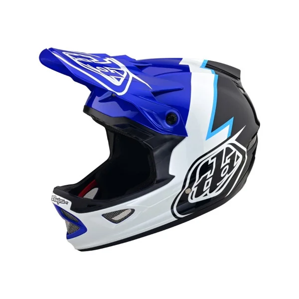 Casco Troy Lee D3 FIBERLITE Azul/Blanco/Negro