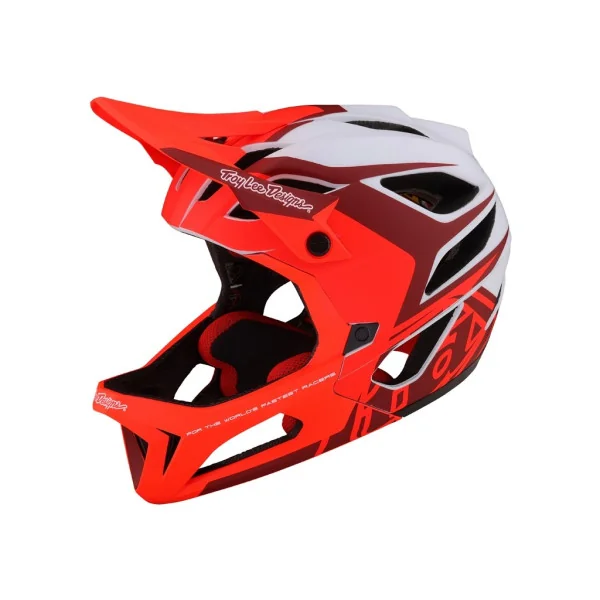 Casco Troy Lee Stage Mips Rojo/Blanco
