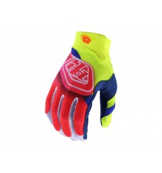 Guantes Troy Lee Air Rojo/Amarillo/Azul