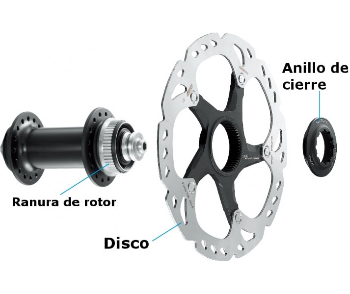 Shimano 180 mm Center Lock RT54 Nur Harzscheibe