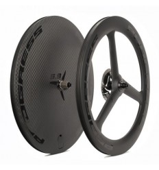 Juego De Ruedas Progress A-7 Disc Cubierta Shimano HG Negro