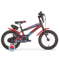 Bicicleta Infantil MBM Rockstar 14' Negro-Verde