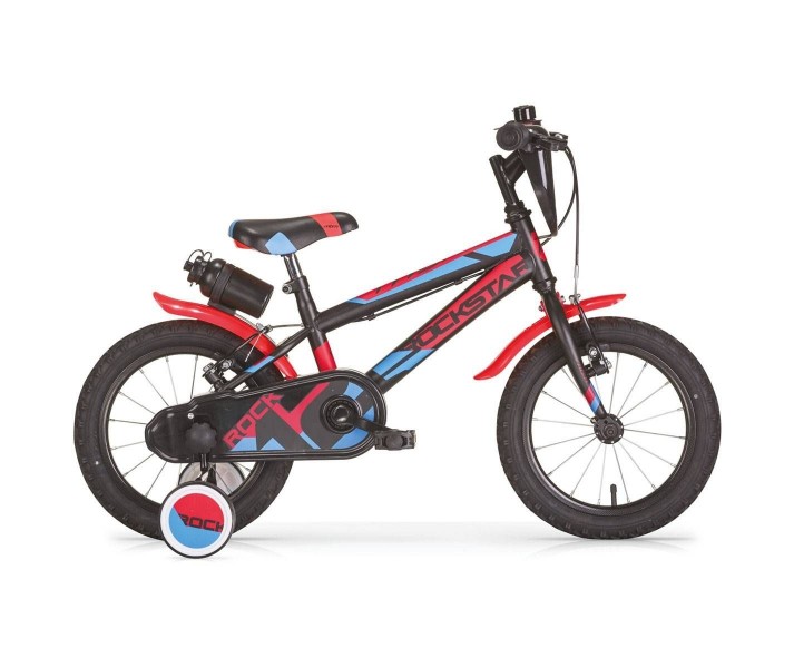 Bicicleta Infantil MBM Rockstar 14' Negro-Verde