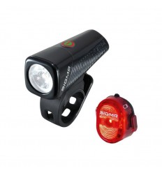 Juego Luces Sigma Delantera Buster 150 Trasera Nugget Flash Led Usb Negro