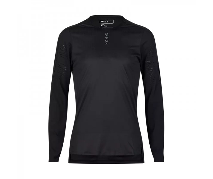 Camiseta Fox técnica m/l Flexair Pro Negro