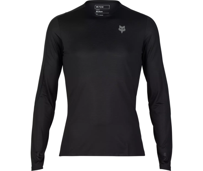 Camiseta Fox técnica m/l Flexair Ascent Negro